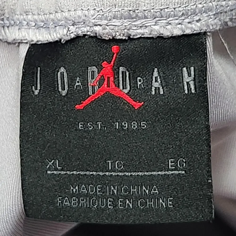 Jordan Remastered Sueded Pants Mens XL Gray Knit BQ5786-059 Athleisure